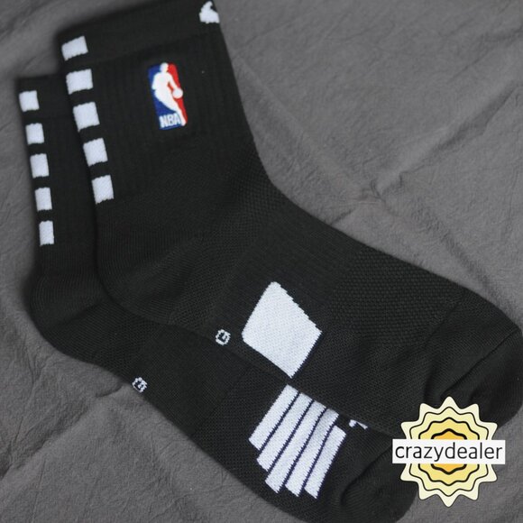 Nike Elite Crew USA NBA Socks DRI-FIT Maximum Cushioning BLACK Large US8-11.5 - Picture 5 of 12